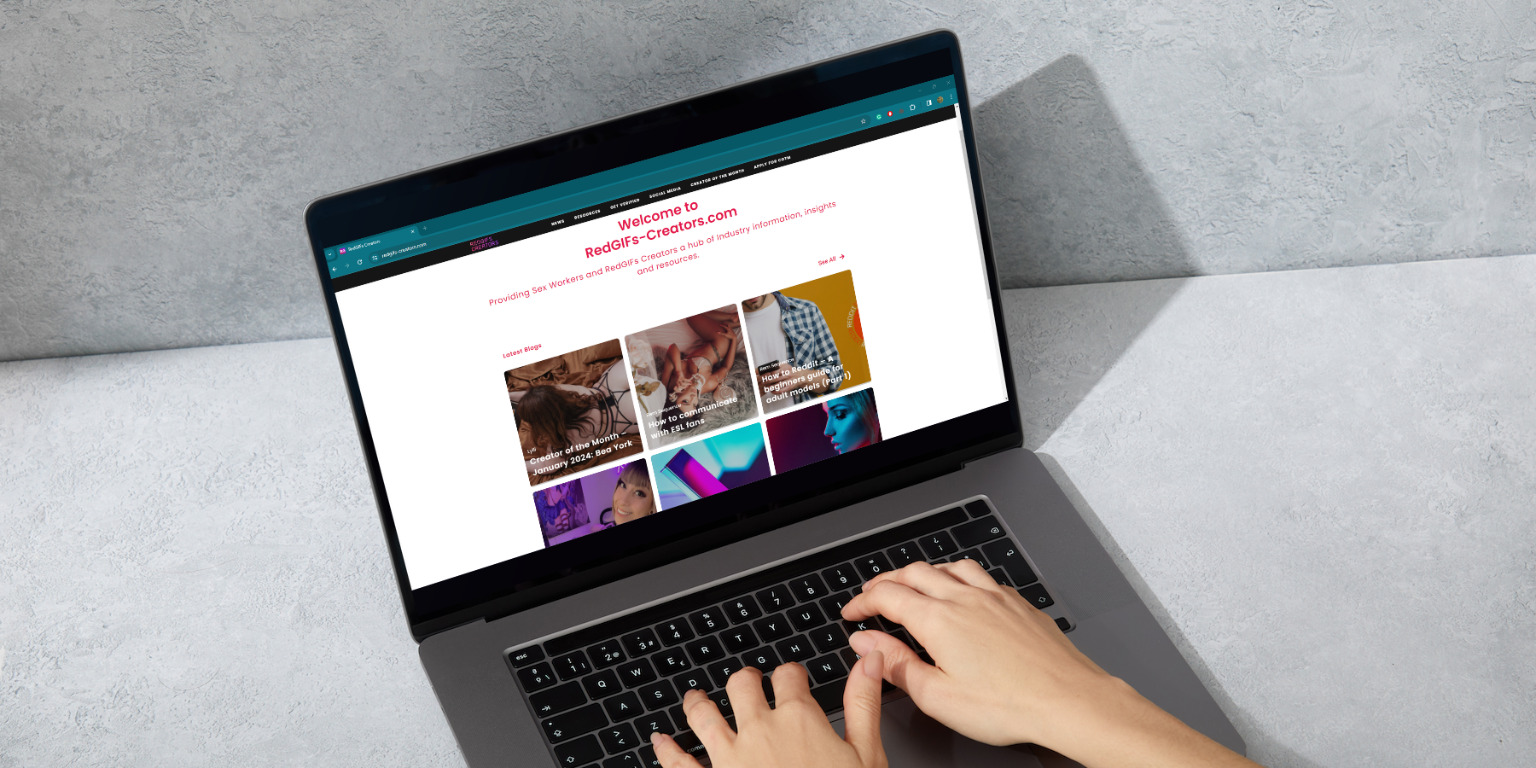 website visible on laptop computer