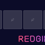 screenshot of pinned posts on redgifs website