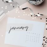 text: january across a calendar recapping the month