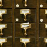 brown wood organizer