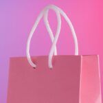 pink shopping bag