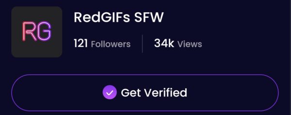 click get verified to access the verification page